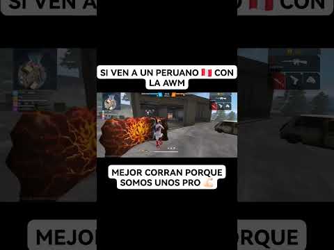 PERÚ MANDA CON LA AWM 🇵🇪💪🏻 EN EL FREE FIRE MANDA PERÚ. #freefire #freefireshorts #garenafreefire