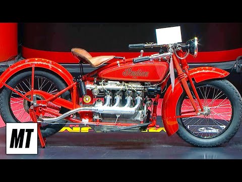 This 1927 Indian Ace Four Went for How Much" | Mecum Auctions Las Vegas | MotorTrend