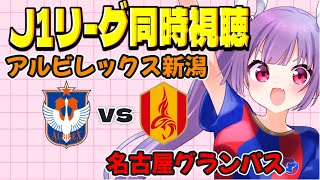 ⚽アルビレックス新潟vs名古屋グランパス【J1リーグ同時視聴】みんなでJリーグ観よう～！【#Jリーグ女子サポ #個人勢vtuber #妹尾り