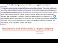 Understanding Hinduism and Evidence Evaluation