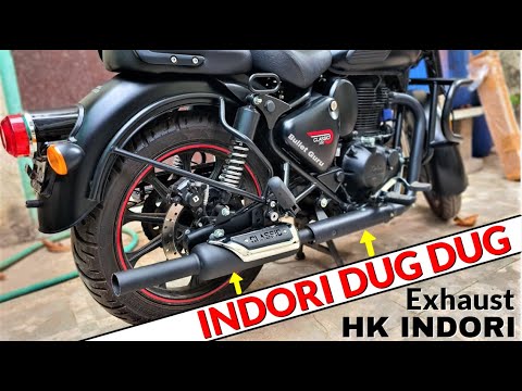 Indori Silencer Fitting in Classic 350 Reborn - Best Dug Dug Dug Sound