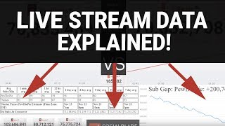 What is all the data on the Social Blade Live Stream?!