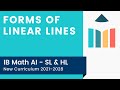 Understanding Linear Equations in IB Maths AI