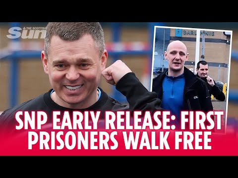 First prisoners walk free during SNP’s controversial early release scheme