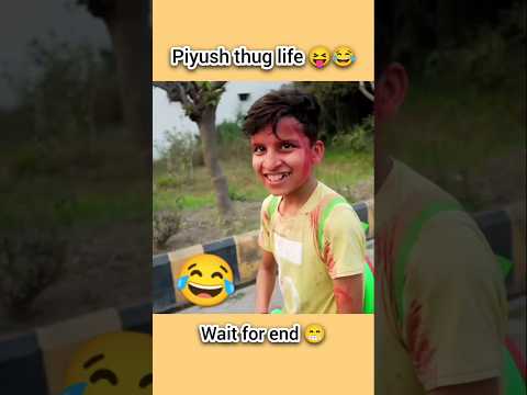 Piyush holi khel rha hai 😂😁 || #shorts #youtubeshort #souravjoshivlogs