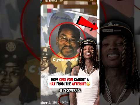 How King Von Caught A Hat From The Afterlife😳#kingvon