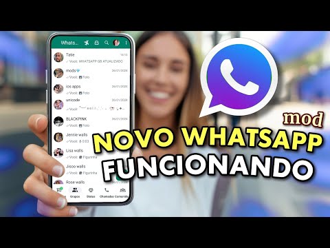 NOVO WHATSAPP! PARECE MUITO COM O GB funcionando espelhamento ADWHATASAPP fácil de baixar