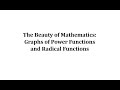 Understanding Power and Radical Functions