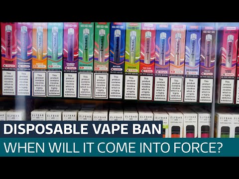 Disposable vapes to be banned by next summer - What does it mean for you? | ITV News