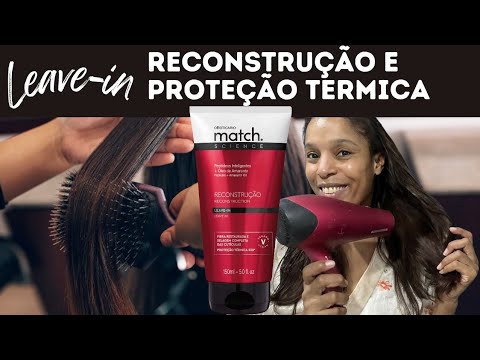 Recuperar cabelo danificado: testei Leave-in Match Science Reconstrução de O Boticario #cabelo