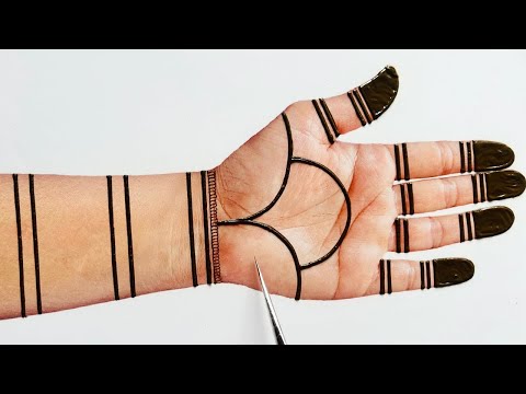 Easy Simple Full hand Mehndi design | Simple Front hand Mehndi design | Mehandi design | Mehndi