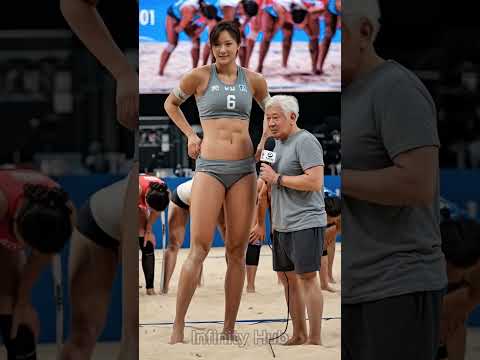 아무도 예상 못한 장면… 그녀가 보여준 반전 퍼포먼스😳 #배구 #short #tallwomen #sports