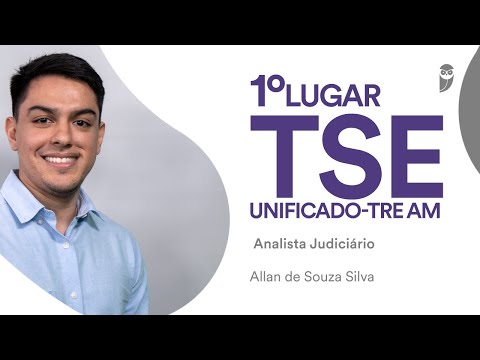 Concurso TSE Unificado:  Allan Silva aprovado que gabaritou discursiva, conta como se preparou.
