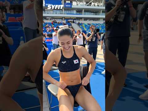 승리의 기쁨을 맘껏 표현 #swimming #여자모델 #수영 #athlete #댄싱 #올림픽