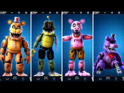 FNAF AR Withered Mediocre Melody Animatronics Jumpscare & Workshop ...