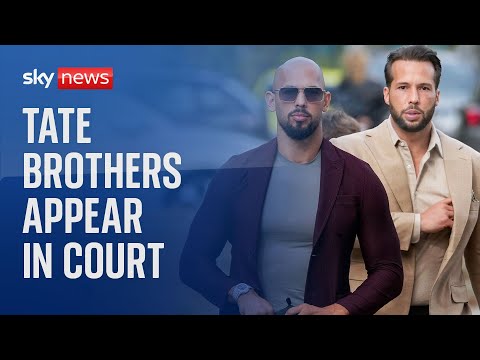 Tate brothers appear at court in Romania