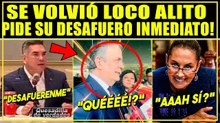 DE EMERGENCIA! ¡ALITO SE VUELVE LOCO PIDE DESAFUERO ADIÓS AL PRIISTA! ESTO PASÓ MARCELO, PRESIDENTA