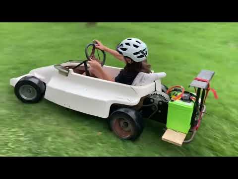 Electric Go-Kart: First ride at 12V