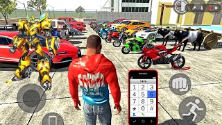 BULLOCK CART,BUGATTI CHIRON,BULL CHEAT CODES   Indian bikes driving 3d Update 74