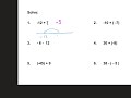 Adding and Subtracting Integers Study Guide