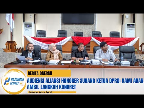 Audiensi Aliansi Honorer Subang Ketua DPRD: Kami Akan Ambil Langkah Konkret