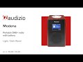 Audizio Modena Portable DAB Radio With Bluetooth - Wood