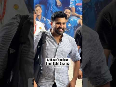 I met Rohit Sharma | Wankhede Stadium | #rohitsharma #rohitsharmafan #wankhedestadium #ipl #viral