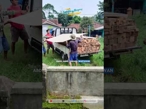Kades Trunamanggala Monitor Pembangunan Rutilahu