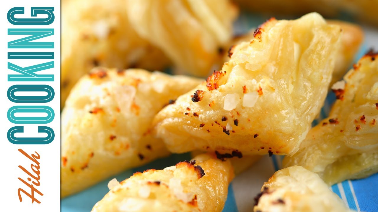 How to Make Puff Pastry Appetizer - Mushroom Party Appetizers - Hilah Cooking