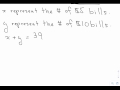 Understanding Variables and Values in Word Problems