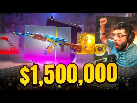 HUNTING THE RAREST SKINS IN CS2 HISTORY! ($1.5M BLUE GEM AK)