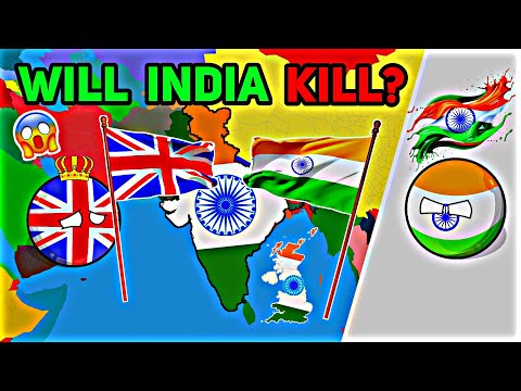 [WHAT IF INDIA RULED BRITISH INSTEAD]💀⚠️⚔️ In Nutshell || [YOU WON'T BELIEVE!]🥵🥶⚔ #countryballs