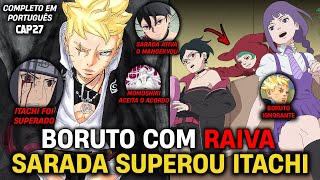 É GENJUTSU! SARADA USA O NOVO MANGEKYOU E SUPERA ITACHI! - BORUTO TBV CAP26