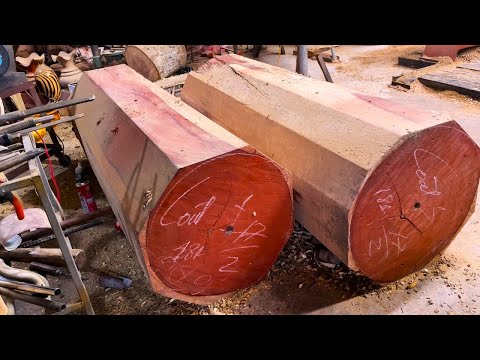 Sweat and Redwood: The Brutal Reality of Woodturning // The Perilous Art of Giant Craft Woodturning