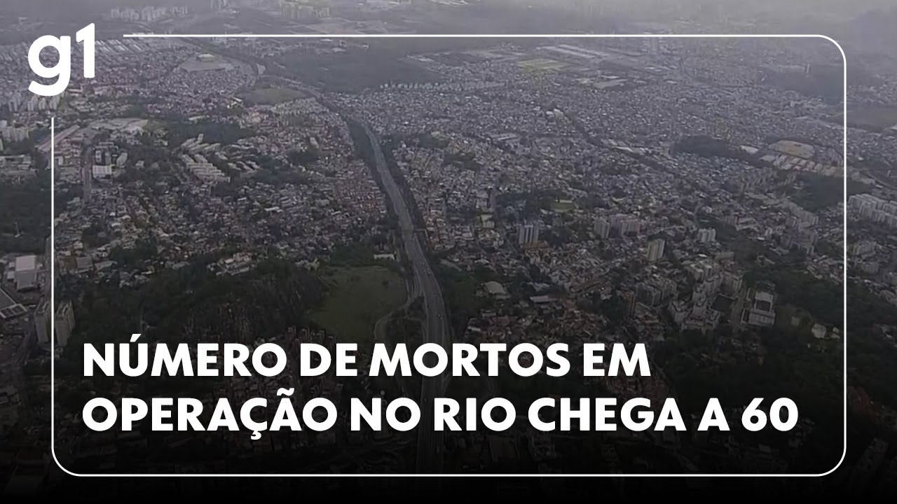 Megaoperação no Rio contra o CV tem 60 mortos e 81 presos vias são fechadas em represália  TV Online Megaoperação no Rio contra o CV tem 60 mortos e 81 presos vias são fechadas em represália