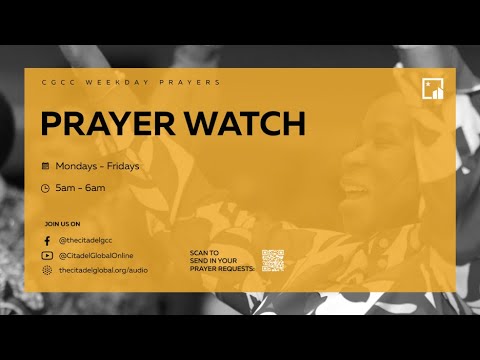 Join us for Monday morning prayers!!! w/ Pastor Seun Olusanya