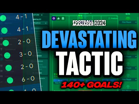 DEVASTATING 4-1-2-2-1 Hits 140+ Goals A Season In FM24! 🤯 | Football Manager 2024 Best Tactics
