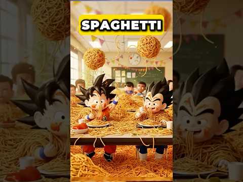 Gokus Cafeteria ist voller Spaghetti