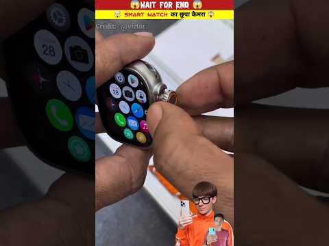 🤯 स्मार्ट वॉच हिडेन कैमरा 😱~mini wood toy/ woodworking/hand craft -art skill #shortvideo