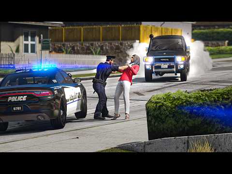 شرطي يعتدي علي خطيبة راعي الشاص لينصدم الشرطي من انتقام راعي الشاص | فلم قراند 5