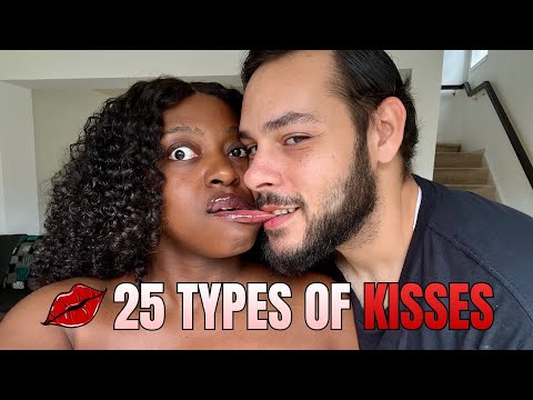 25 TYPES OF KISSES *FUNNY*