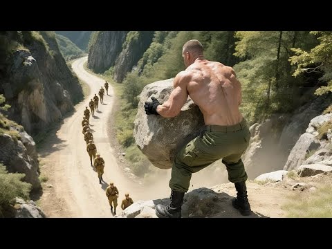 日軍攀岩偷襲，八路利用地形伏擊，從山頂推下巨石砸死日軍！🔥抗日 MMA | Kung Fu