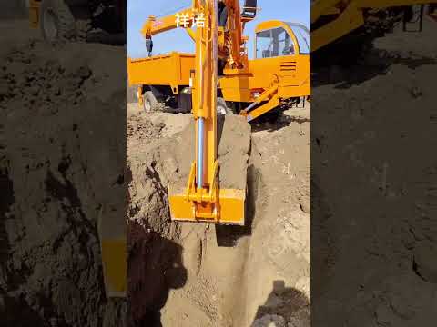 All-in-one crane and excavation machine Truck-mounted digging Truck-mounted crane