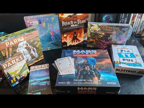 Unboxing Chill (Parks, Mass effect, extension Clank catacombes)