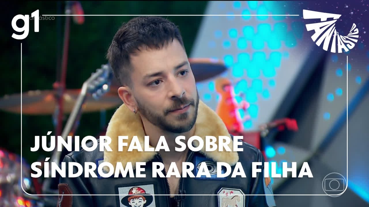 Fantástico Junior conta como descobriu que a filha sofria de síndrome renal