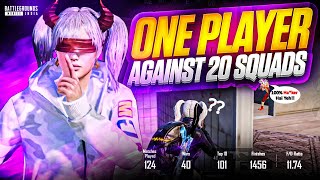 🔥1 Player vs 20 Squads! Intense Fights with 20 Pro Squads in Just 14 Minutes
