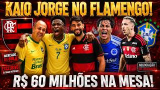 FLAMENGO TEM REUNIÃO POR KAIO JORGE! ZENIT FAZ SONDAGENS POR LÉO ORTIZ! ASTON VILLA SOBE PROPOSTA!