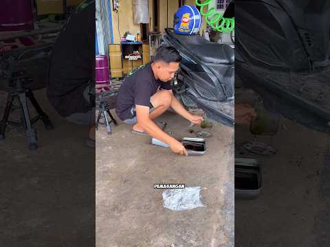 membuat alat buat ganti oli motor vario biar oli tidak berceceran