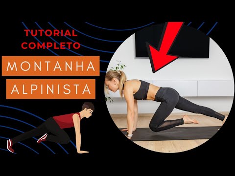 Exercício Montanha Alpinista Para Queimar Mais Calorias e Secar MUITO! [Tutorial]
