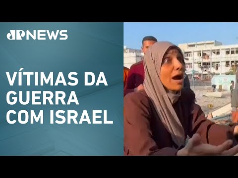 Número de mulheres e crianças mortas em Gaza chega a 70% do total